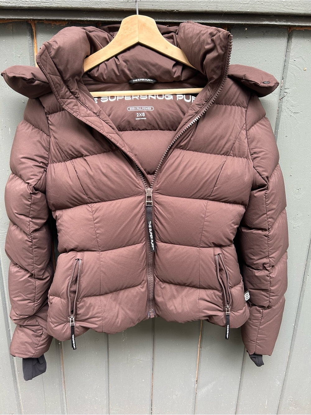 ARITZIA The Super Puff The SuperSnug Puff - cliMATTE BROWN - XXS